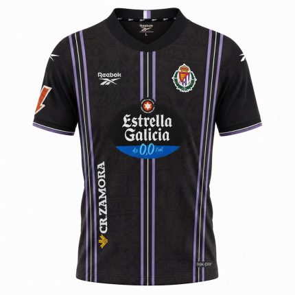 Camiseta de fútbol del Real Valladolid, segunda equipación de visitante para la temporada 26-27.