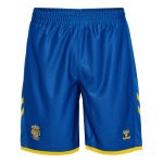 Primera equipación oficial de la UD Las Palmas para niños de la temporada 26/27. Camiseta amarilla y pantalón azul.