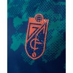 Segunda equipación de fútbol del Granada para niños, temporada 2026-27. Camiseta y pantalón oficial para los más pequeños.