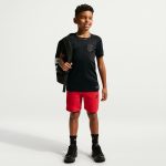 Conjunto de la segunda equipación de fútbol de Noruega para niños 2026, compuesto por camiseta y pantalón corto blancos.