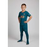 Segunda equipación del Valencia CF para niños temporada 26/27. Camiseta y pantalón oficial para los aficionados más jóvenes.