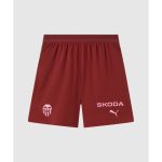 Tercera equipación oficial del Valencia CF para niños, temporada 2026/27. Camiseta y pantalón de fútbol infantil.