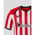 Camiseta de fútbol del Athletic Bilbao para adulto, primera equipación 26/27. Versión jugador oficial con escudo y detalles.