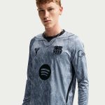 Camiseta de portero visitante del FC Barcelona para la temporada 2026/27. Equipación oficial de fútbol para adulto.