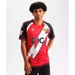 Camiseta de fútbol visitante del Rayo Vallecano para la temporada 26-27. Segunda equipación oficial para adulto.