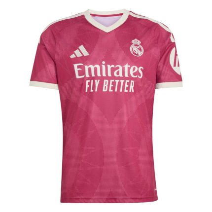 Tercera equipación del Re. Madrid para la temporada 2027. Camiseta de fútbol alternativa para aficionado.